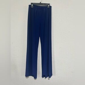 Slinky Brand Blue Wide Leg Pants